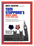 Tom Stoppard Dirty Linen Westminster London Theatre Vintage Retro Advert Poster