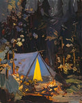 Tom Thomson campfire 1916 Art A4 Photo Print