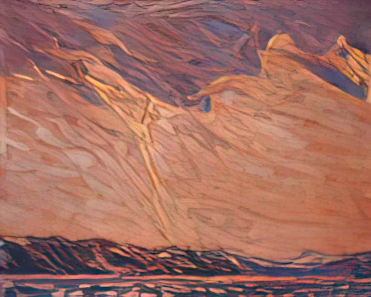 Tom Thomson lightning canoe lake 1915 Art A4 Photo Print
