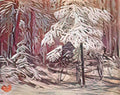 Tom Thomson snow in the woods 1916 Art A4 Photo Print