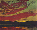 Tom Thomson sunset 1915 Art A4 Photo Print