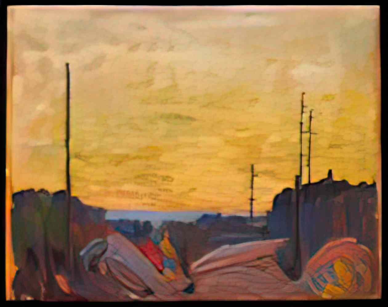 Tom Thomson tom thomson burned over land Art A4 Photo Print