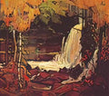 Tom Thomson woodland waterfall 1916 Art A4 Photo Print
