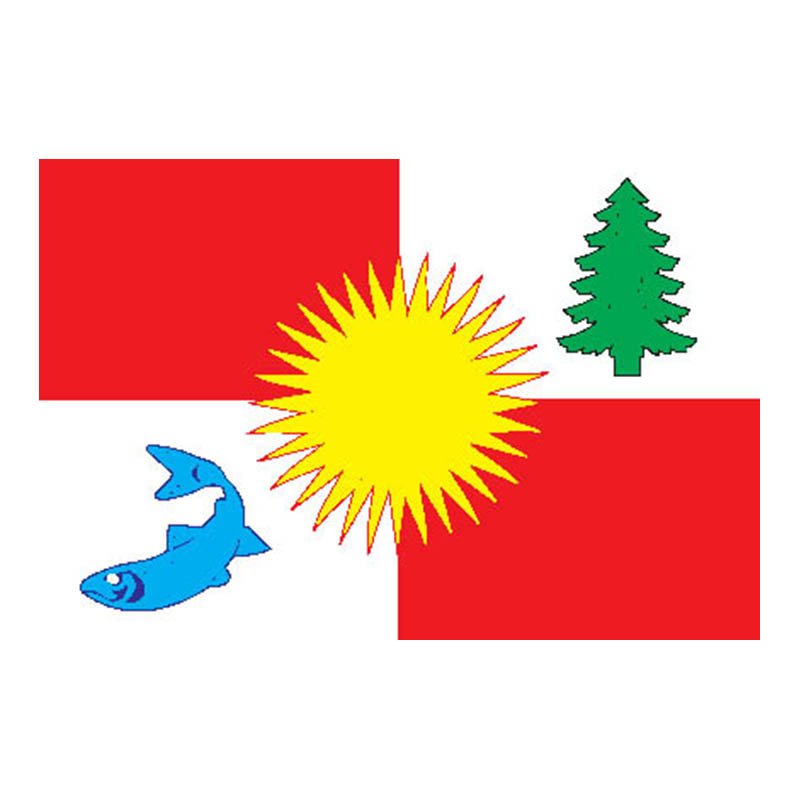 Tomarinsky Rayon Flag N6641 A4 Photo Print