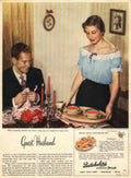 Tomato Soup Dinner 1950s Vintage Retro Advert Poster