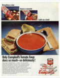 Tomato Soup Table 2 Vintage Retro Advert Ads A4 Photo Print