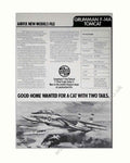 Tomcat F14a Brochure Vintage Retro Advert Poster A4 Photo Print