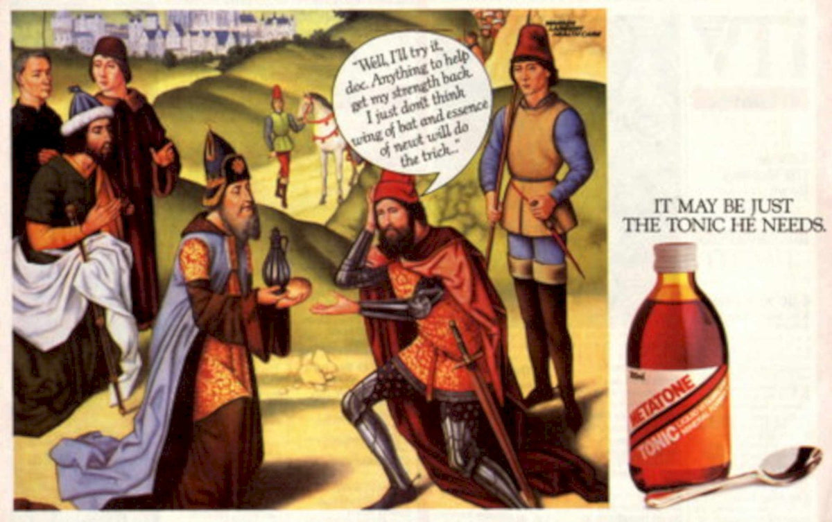 Tonic Knight Statone 1990s Vintage Retro Advert