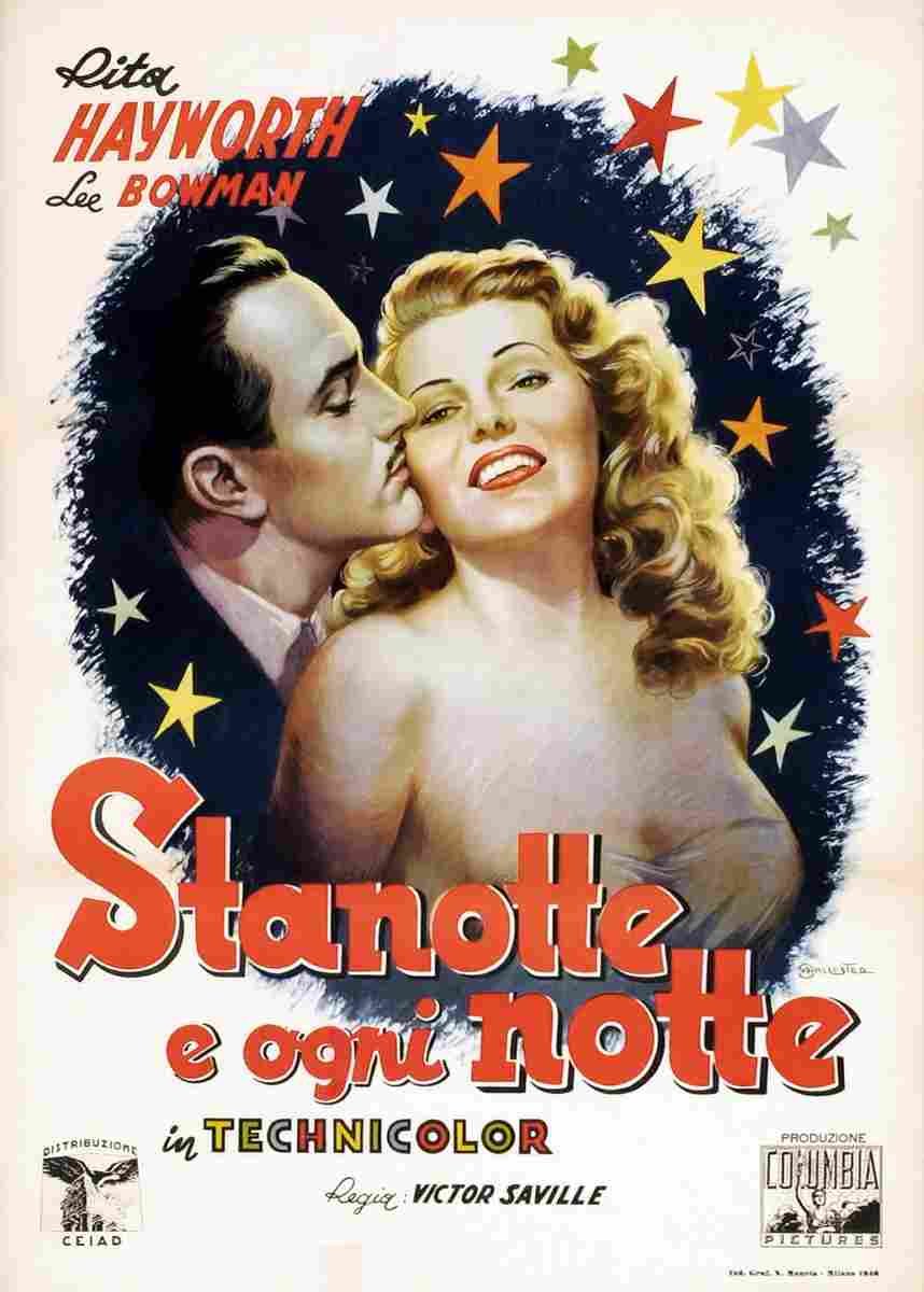  Tonight and Every Night 01 film star poster A4 Photo Print