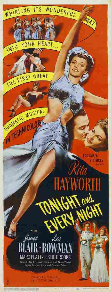  Tonight and Every Night 04 film star poster A4 Photo Print