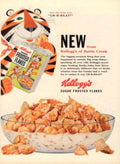 Tony Tiger Flakes 2 1950s Vintage Retro Advert Poster