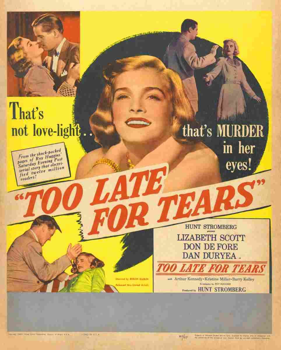  Too Late for Tears 03 film star poster A4 Photo Print