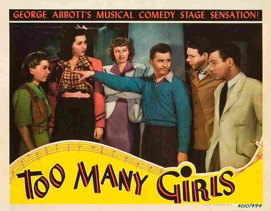  Too Many Girls 1940 07 film star poster A4 Photo Print