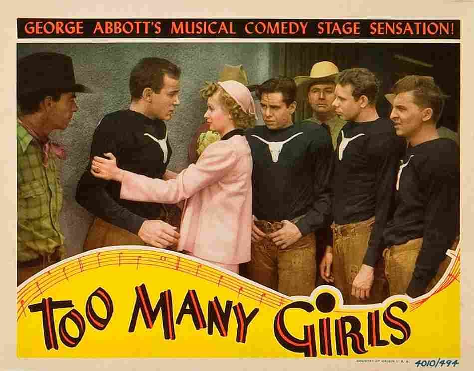  Too Many Girls 1940 10 film star poster A4 Photo Print