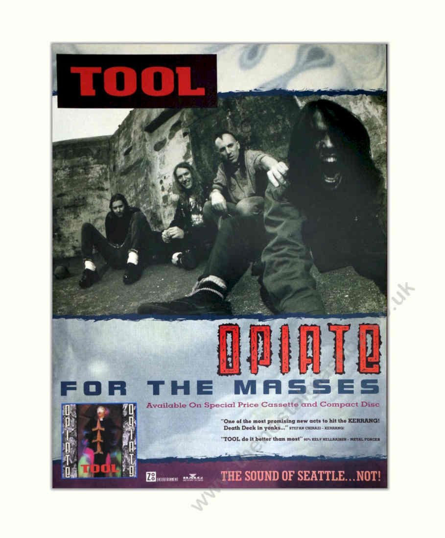 Tool Opiate Masses Vintage Retro Advert Poster A4 Photo Print