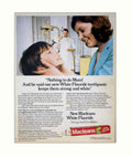 Toothpaste White Fluoride Vintage Retro Advert Poster A4 Photo Print