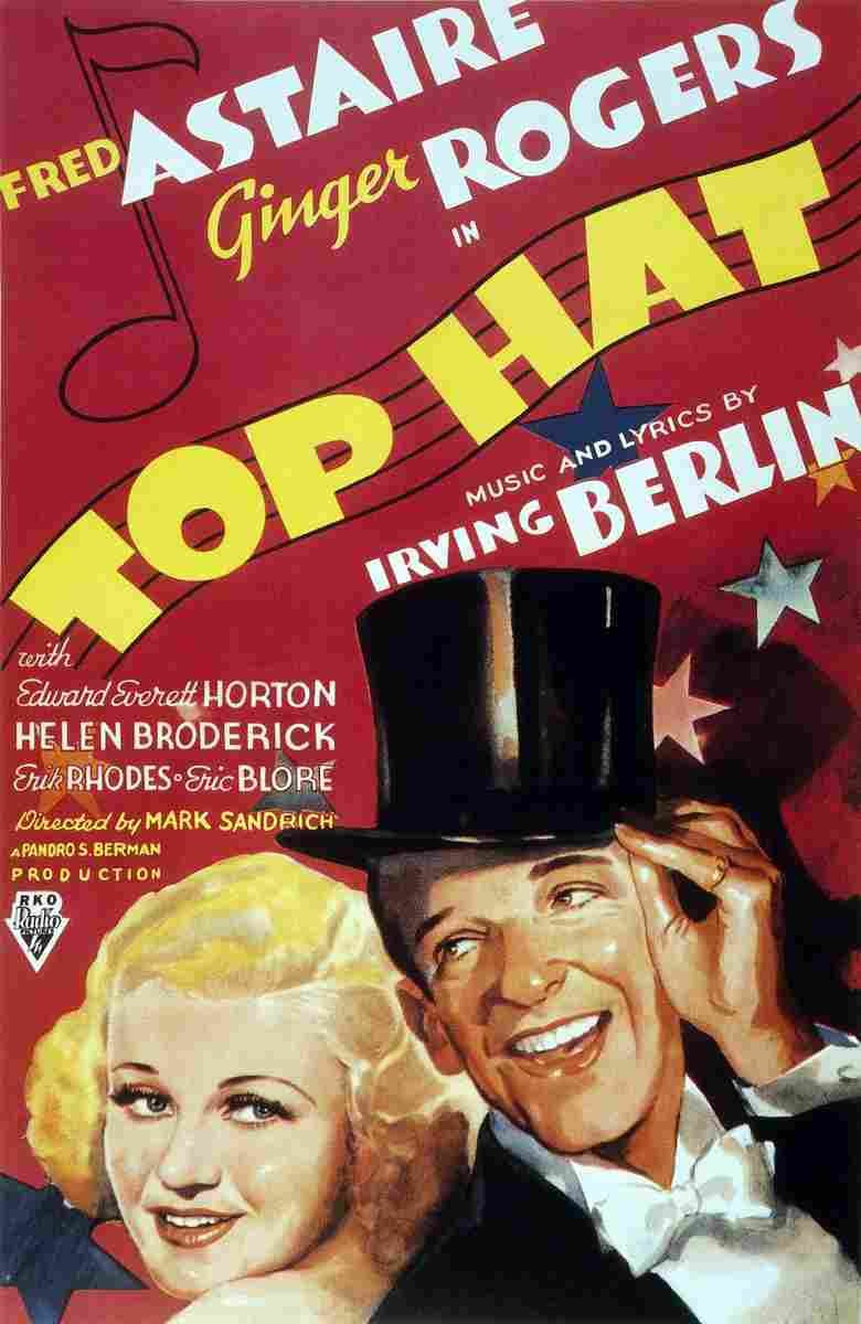  Top Hat 01 film star poster A4 Photo Print
