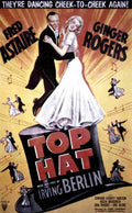  Top Hat 02 film star poster A4 Photo Print