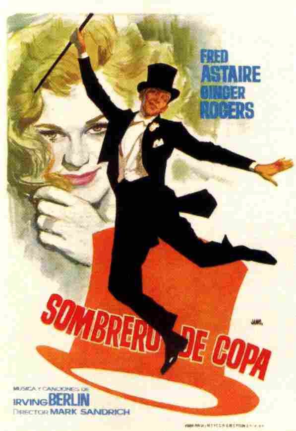  Top Hat 05 film star poster A4 Photo Print