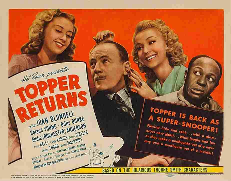  Topper Returns 02 film star poster A4 Photo Print