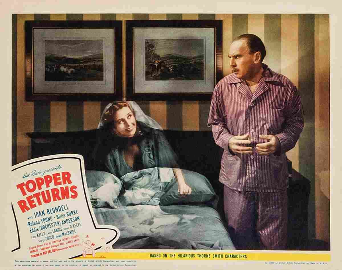  Topper Returns 04 film star poster A4 Photo Print