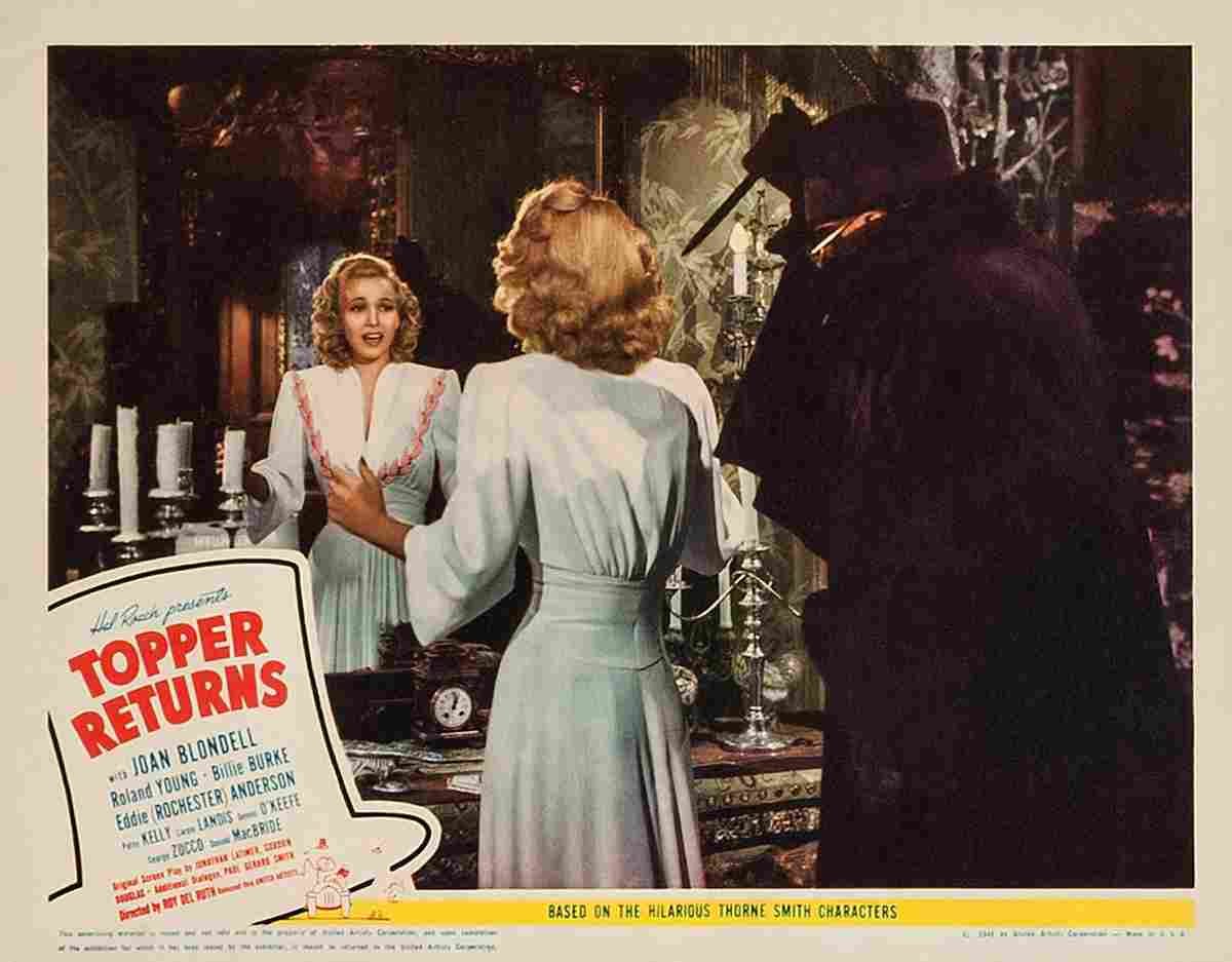  Topper Returns 05 film star poster A4 Photo Print