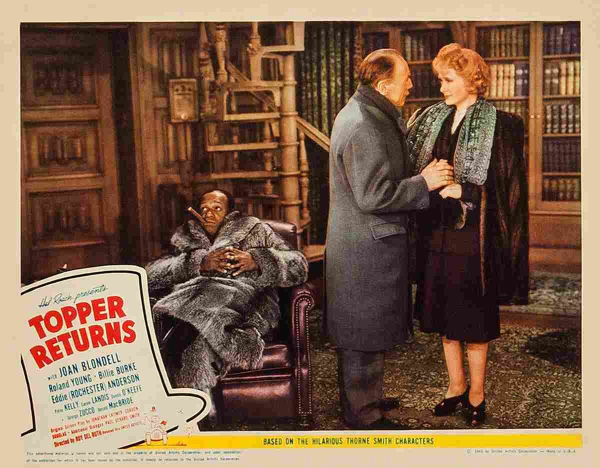  Topper Returns 06 film star poster A4 Photo Print