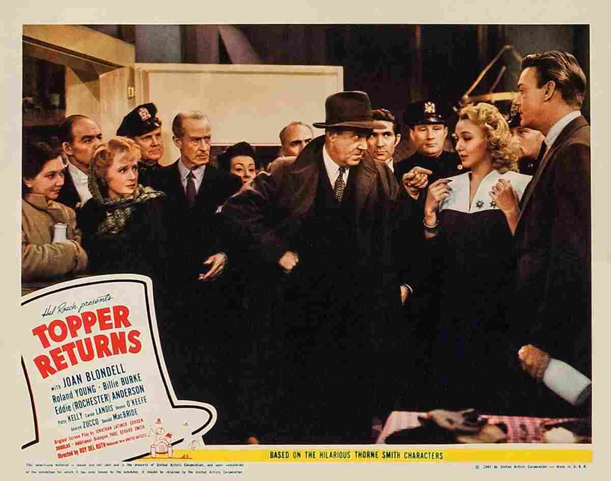  Topper Returns 07 film star poster A4 Photo Print
