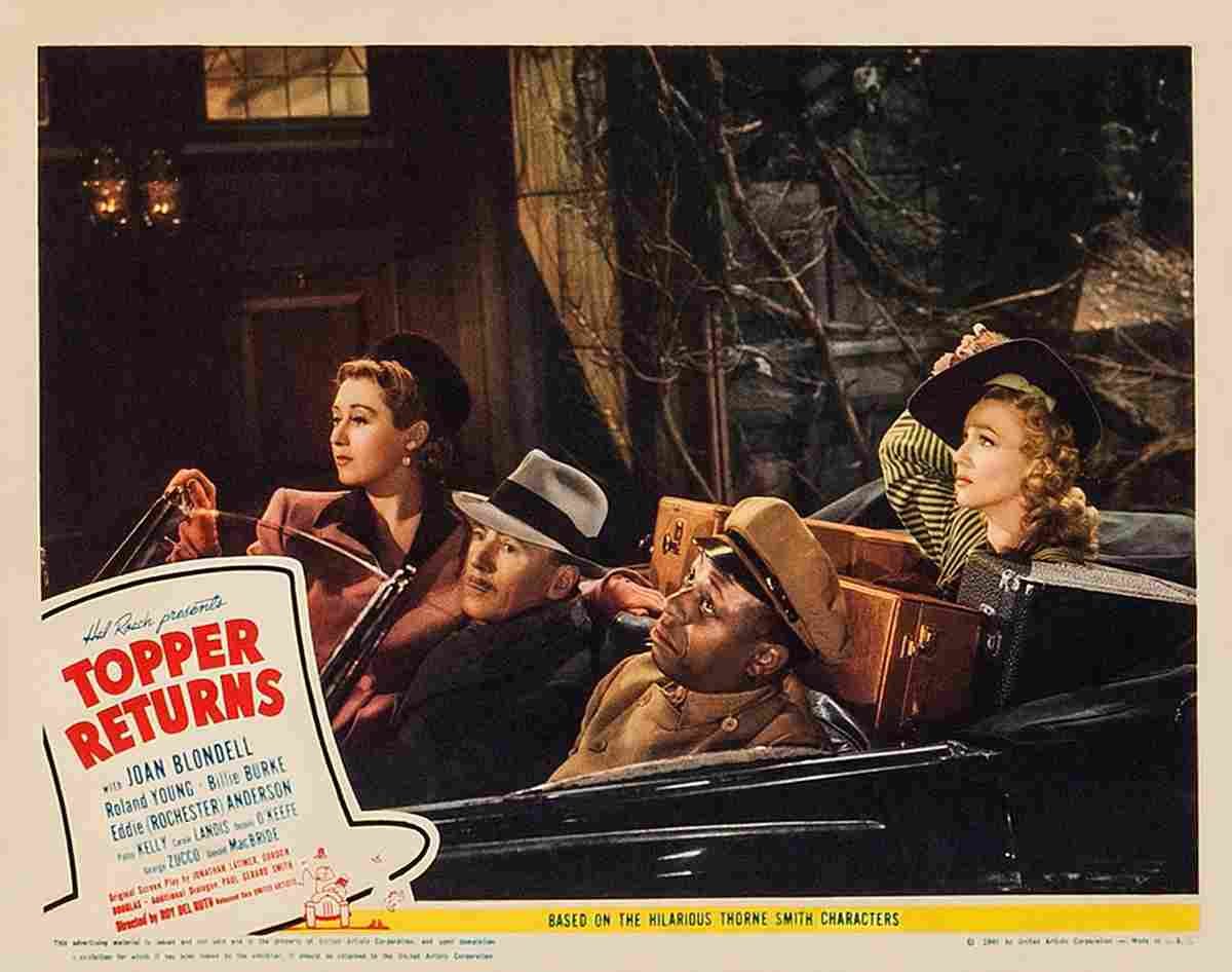  Topper Returns 08 film star poster A4 Photo Print
