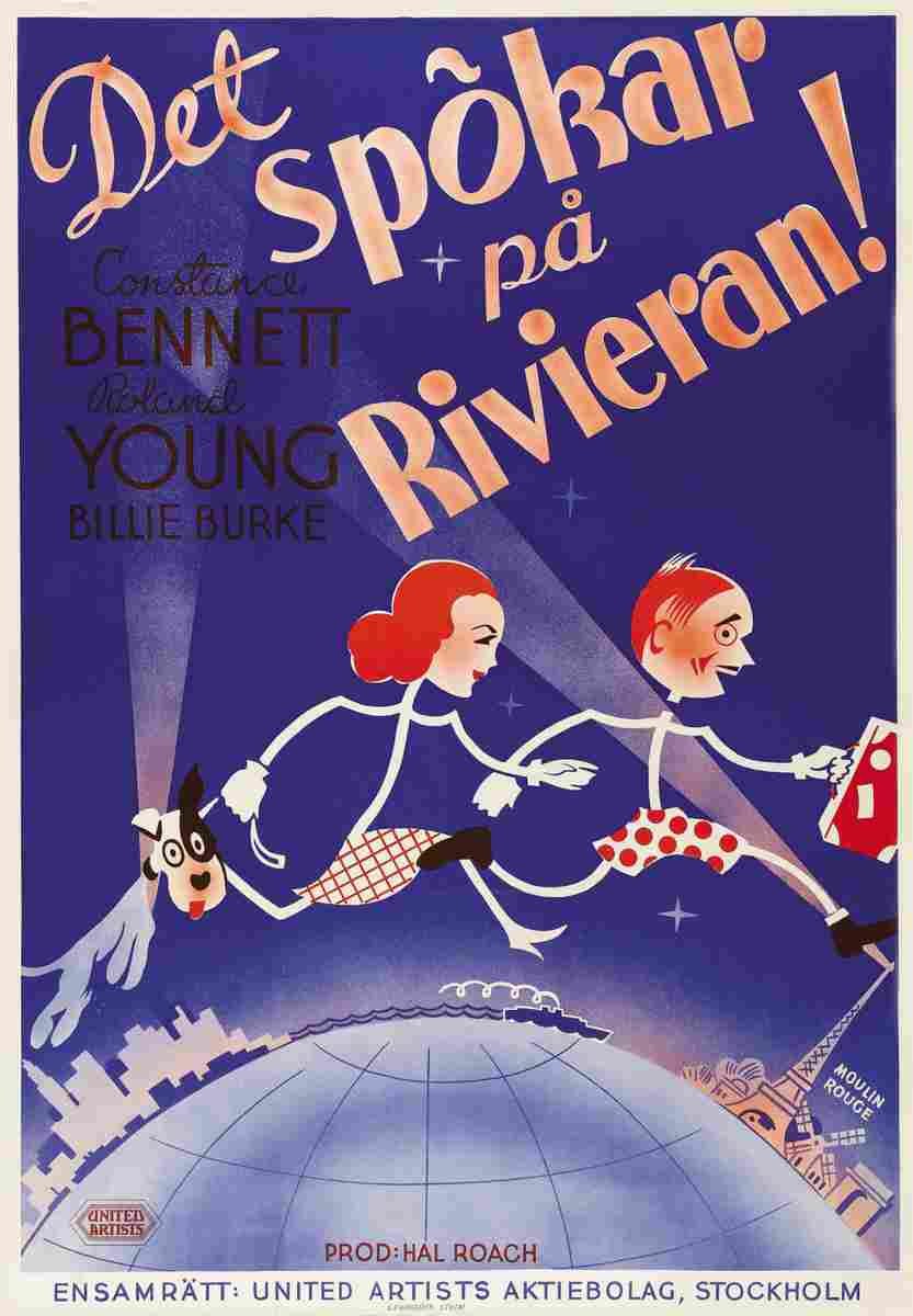  Topper Takes a Trip 01 film star poster A4 Photo Print
