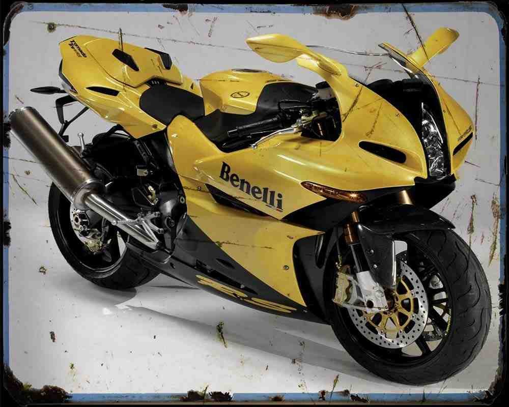 Tornado Tre 900 Novecento A4 Photo Print Motorbike Vintage Aged