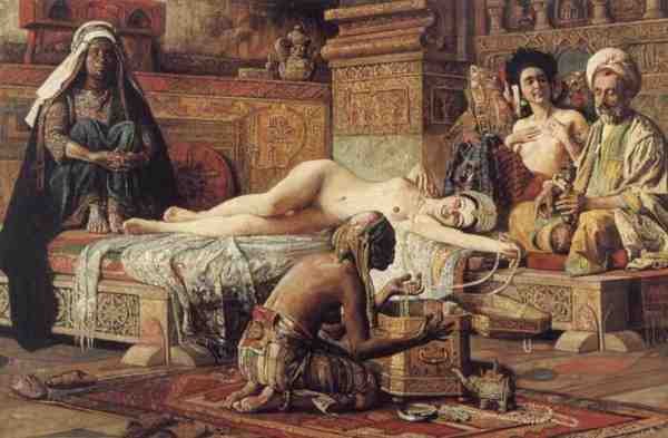 Tornai Gyula In The Harem 5 A4 Photo Print