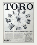 Toro Vowler Snow Vintage Retro Advert Poster A4 Photo Print