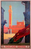 ToscaneSienna Vintage Advert A4 Photo Print