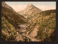 Toscolana Valley at Maino general view Lake Garda Vintage A4 Photo Print