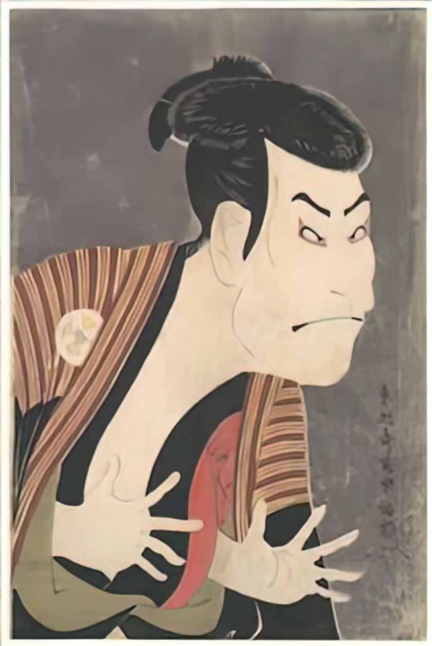 Toshusai Sharaku dp130228 Art A4 Photo Print