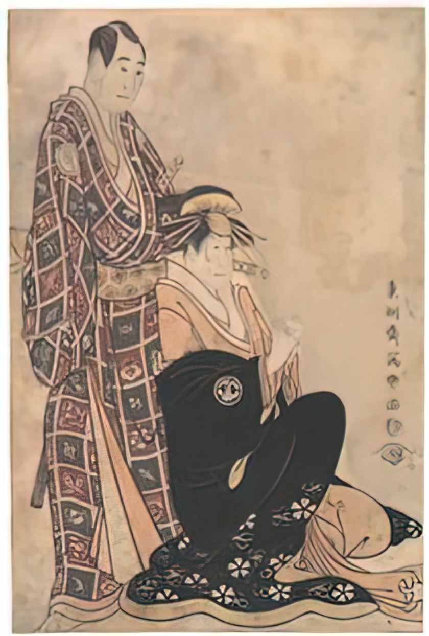 Toshusai Sharaku met dp130202 Art A4 Photo Print