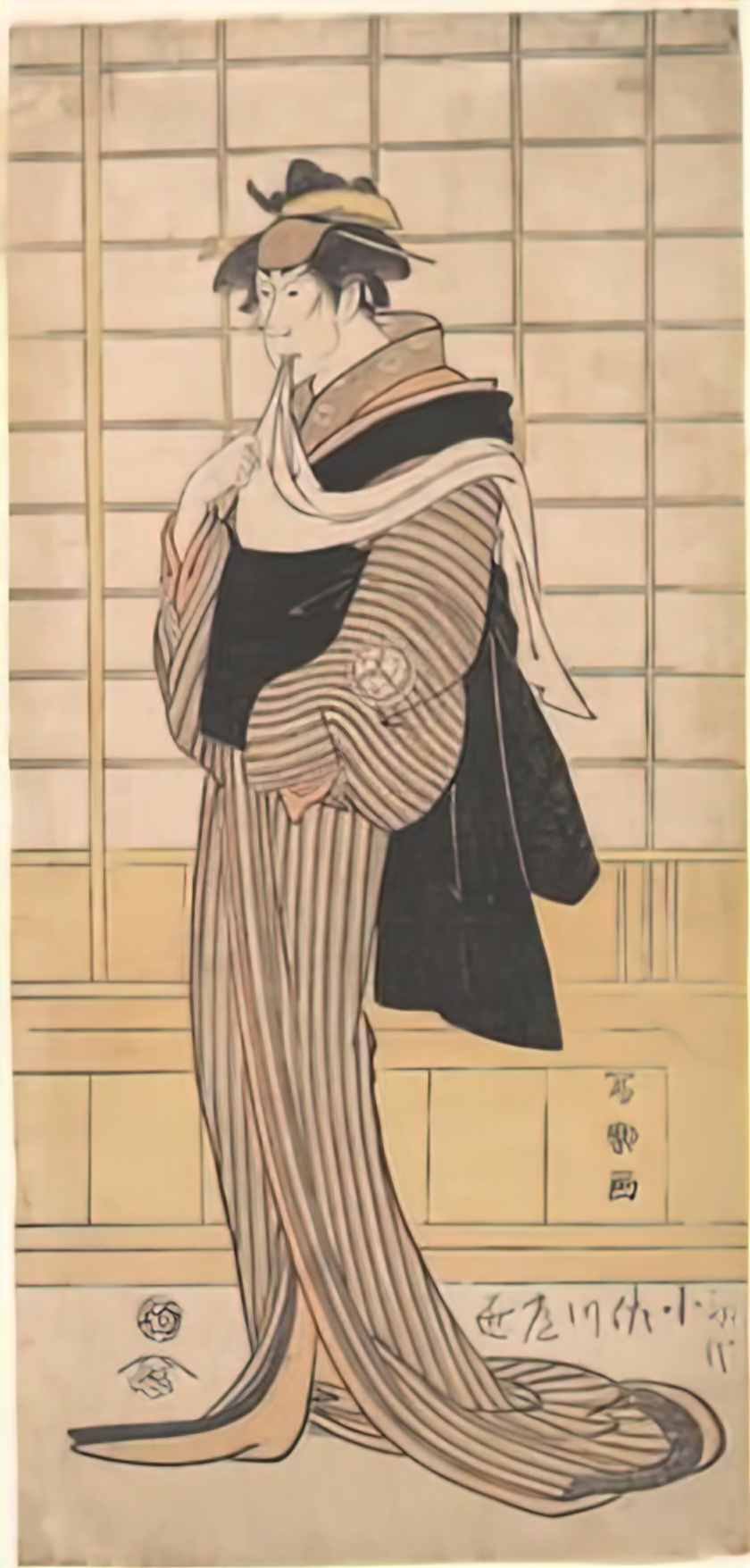 Toshusai Sharaku met dp130206 Art A4 Photo Print