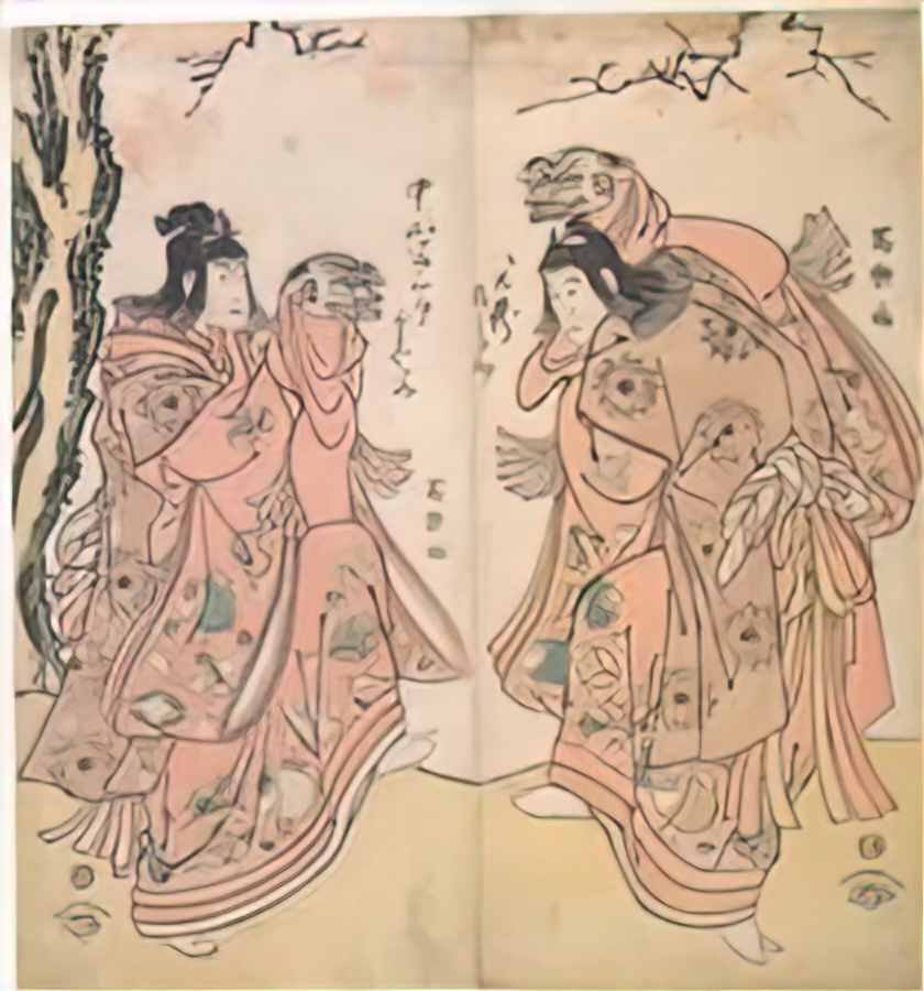 Toshusai Sharaku met dp130208 Art A4 Photo Print
