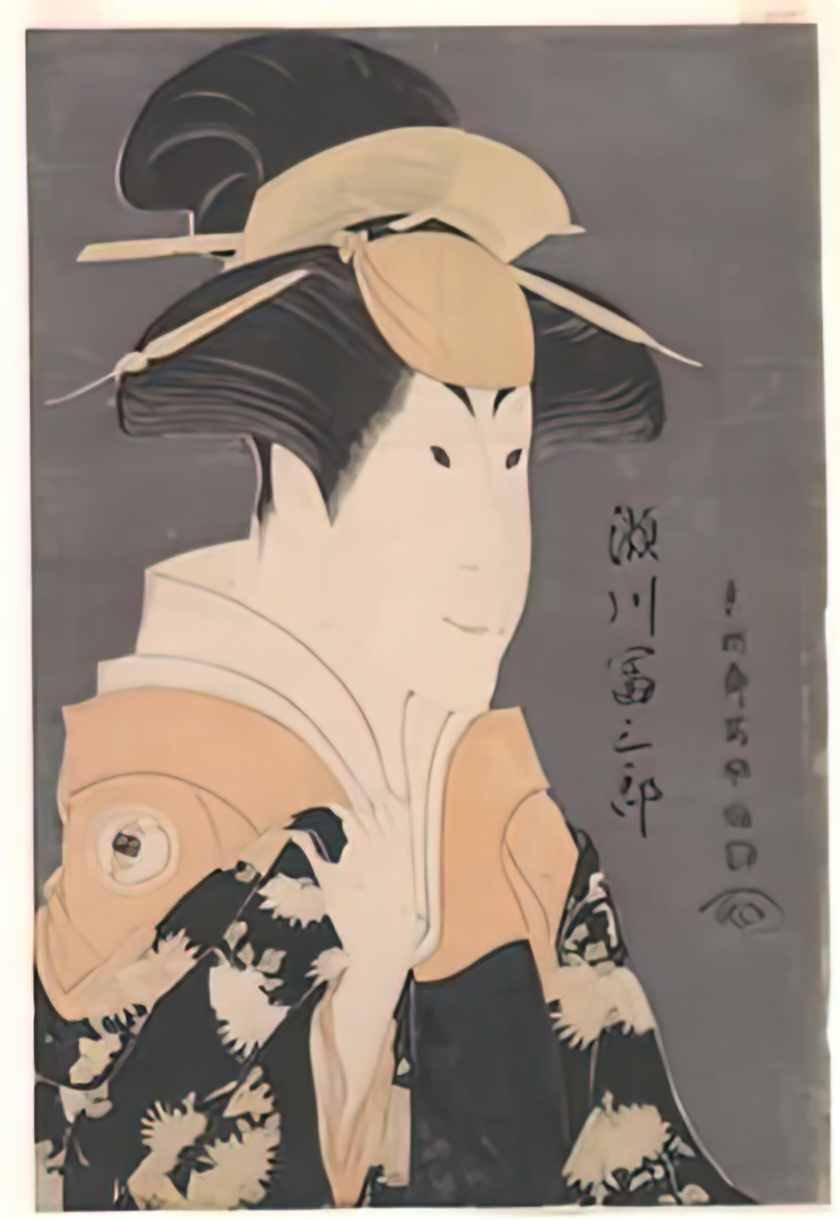 Toshusai Sharaku met dp130248 Art A4 Photo Print