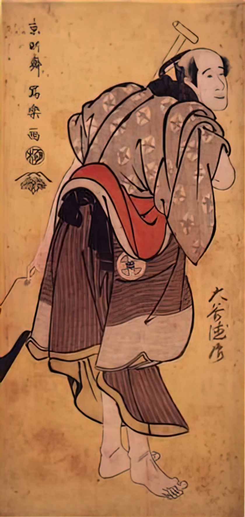 Toshusai Sharaku sharaku 1794 tani tokuji as monogusa tar tokyo nation Art A4 Photo Print