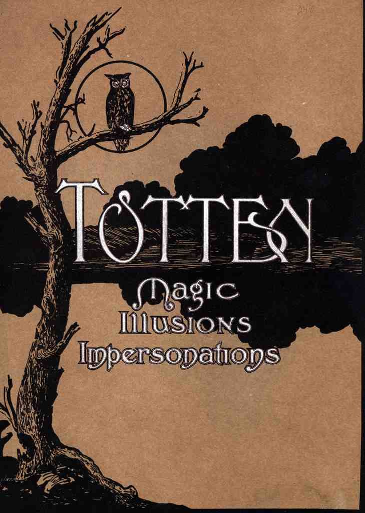 Totten Magic Magician Vintage A4 Photo Print
