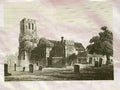 Tottenham Church Middlesex England 1840 Vintage A4 Photo Print