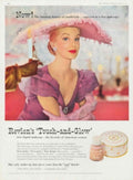 Touch Glow Makeup 1950s Vintage Retro Advert Poster