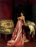 Toulmouche Auguste The Admiring Glance A4 Photo Print