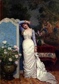 Toulmouche Auguste Young Wo A4 Photo Print