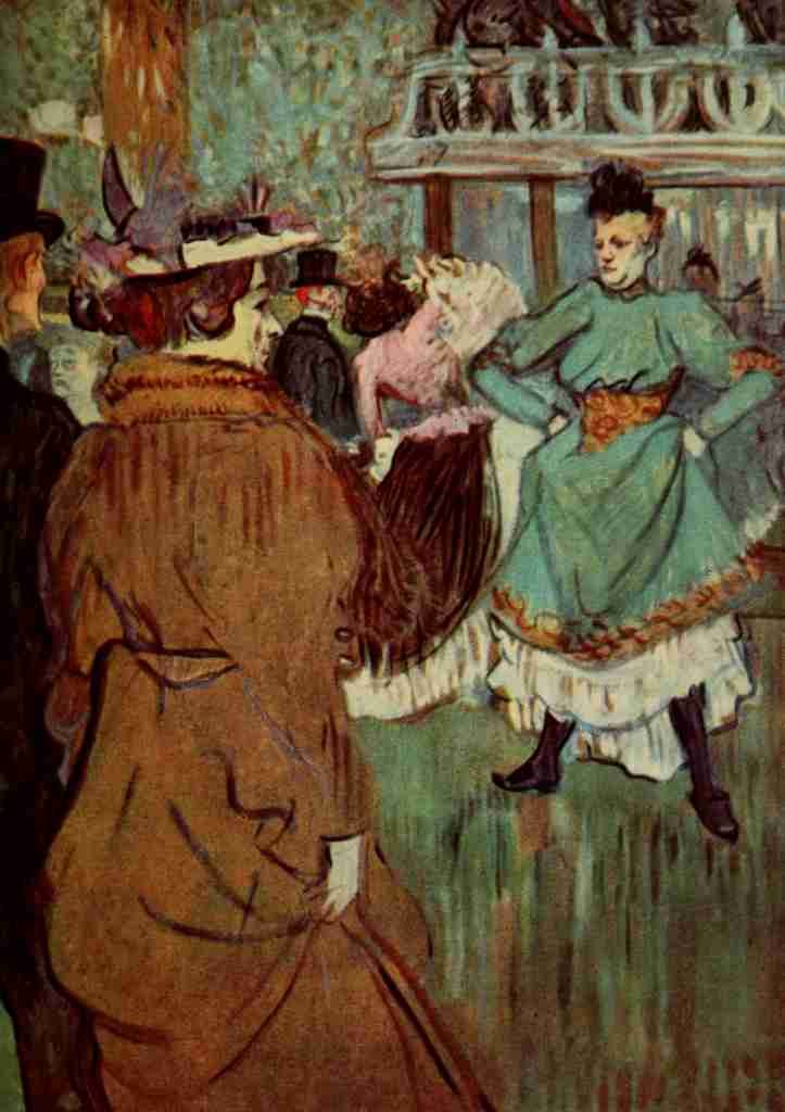 Toulouse Lautrec 1At the Moulin Rouge A4 Photo Print