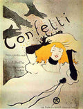 Toulouse Lautrec 1Confetti 1894 A4 Photo Print