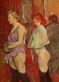 Toulouse Lautrec 1La Visite Rue des Moulins A4 Photo Print