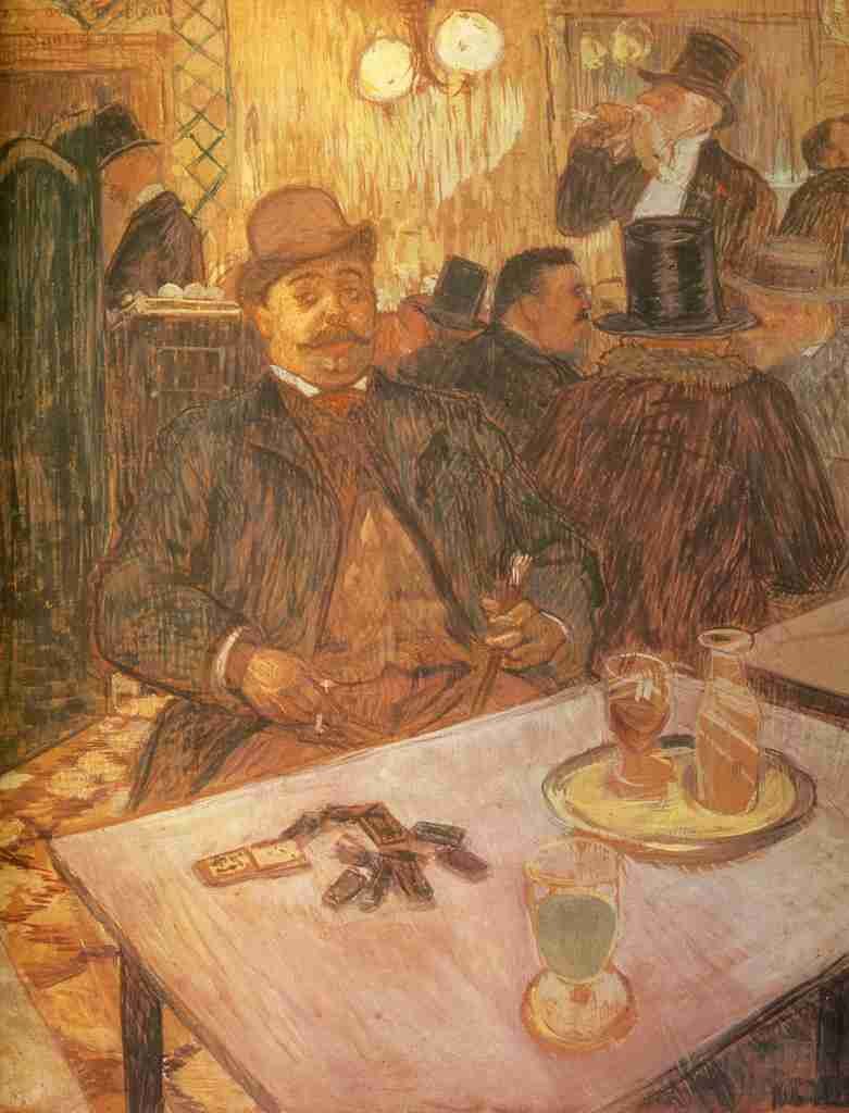 Toulouse Lautrec 1M Boileau at the Cafe A4 Photo Print
